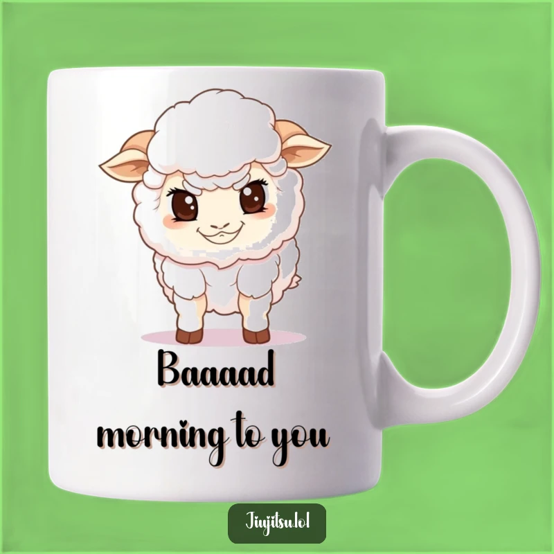 Funny Sheep Guard Mug - Determined Protector's Hilarious Gift