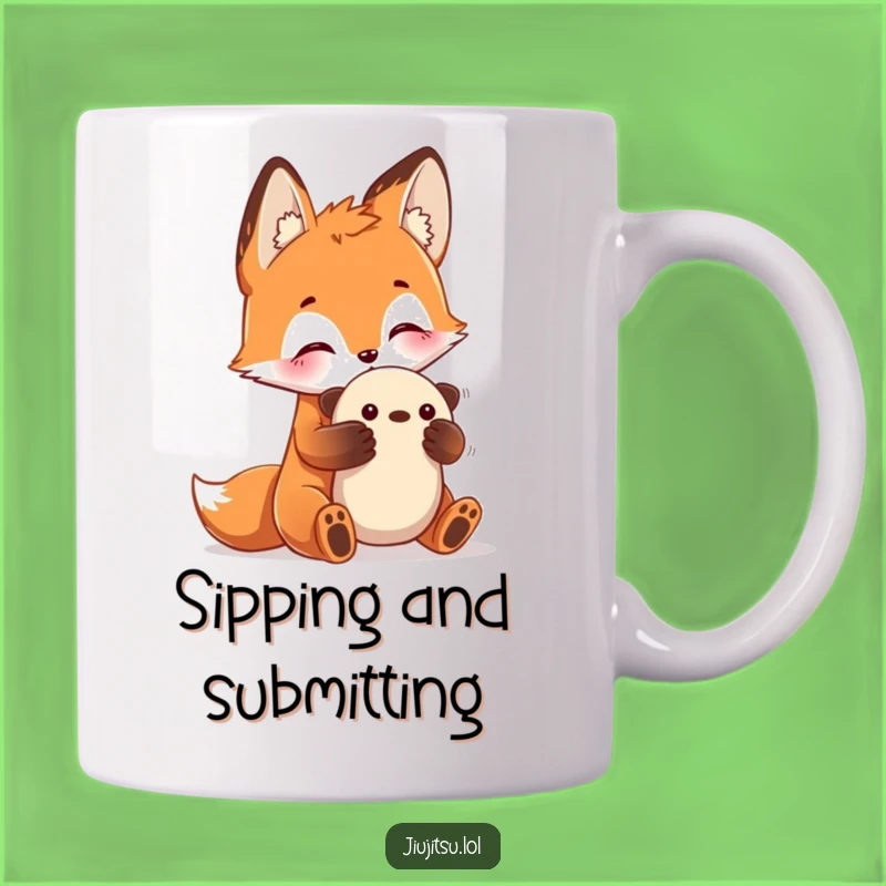 Funny Fox Submission Mug - Cunning Playtime's Hilarious Gift
