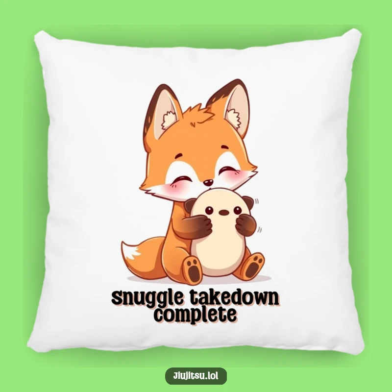 Soft Funny Fox Submission Pillow - Cozy Comfort with Cunning Humor