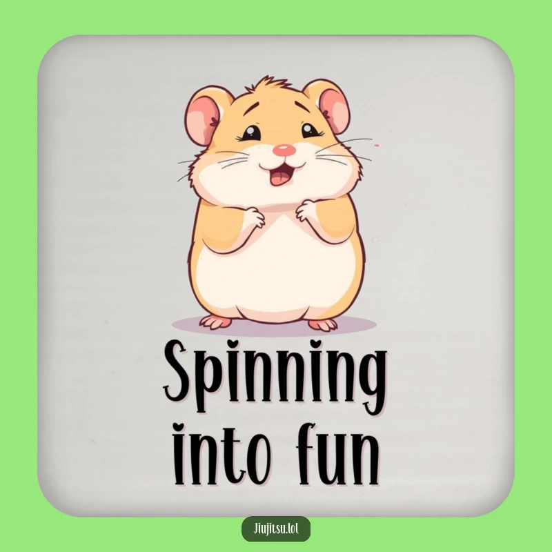 Funny Hamster Roll Coaster Set: Protect Surfaces with Comical Flair!