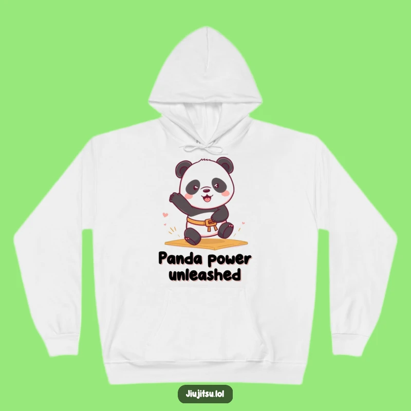Cozy Funny Panda Belt Hoodie - Warm & Humorous Combat Gear